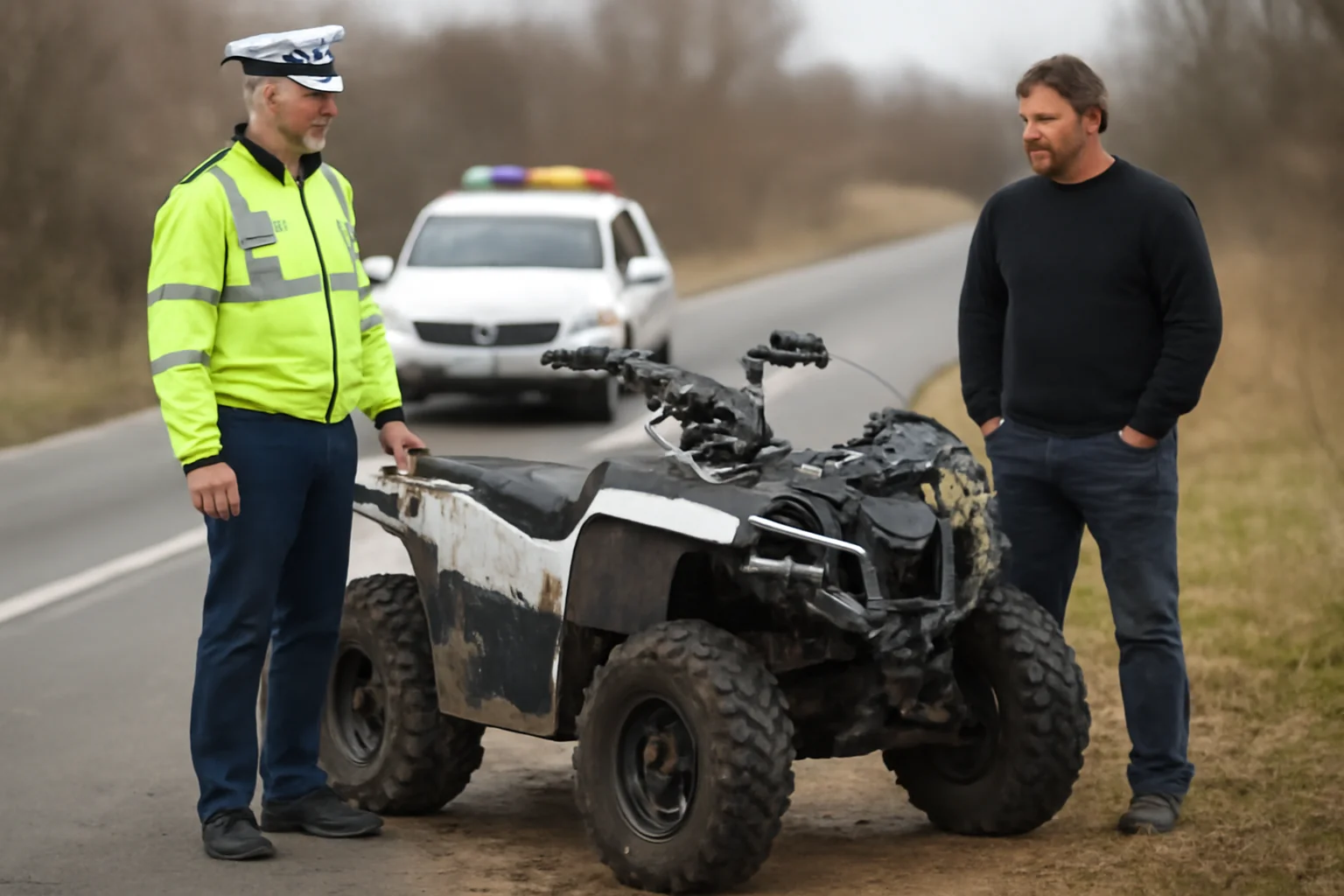 Accident cu un ATV condus fără permis în Tulcea, investigat de poliție