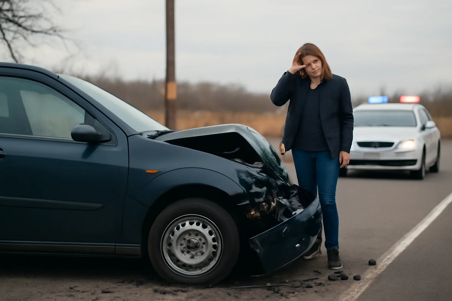 Accident grav la Agighiol: femeie cu alcoolemie de 1 la mie