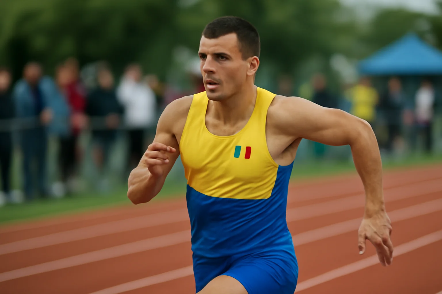 Albert Pănuță strălucește în atletism la etapa națională