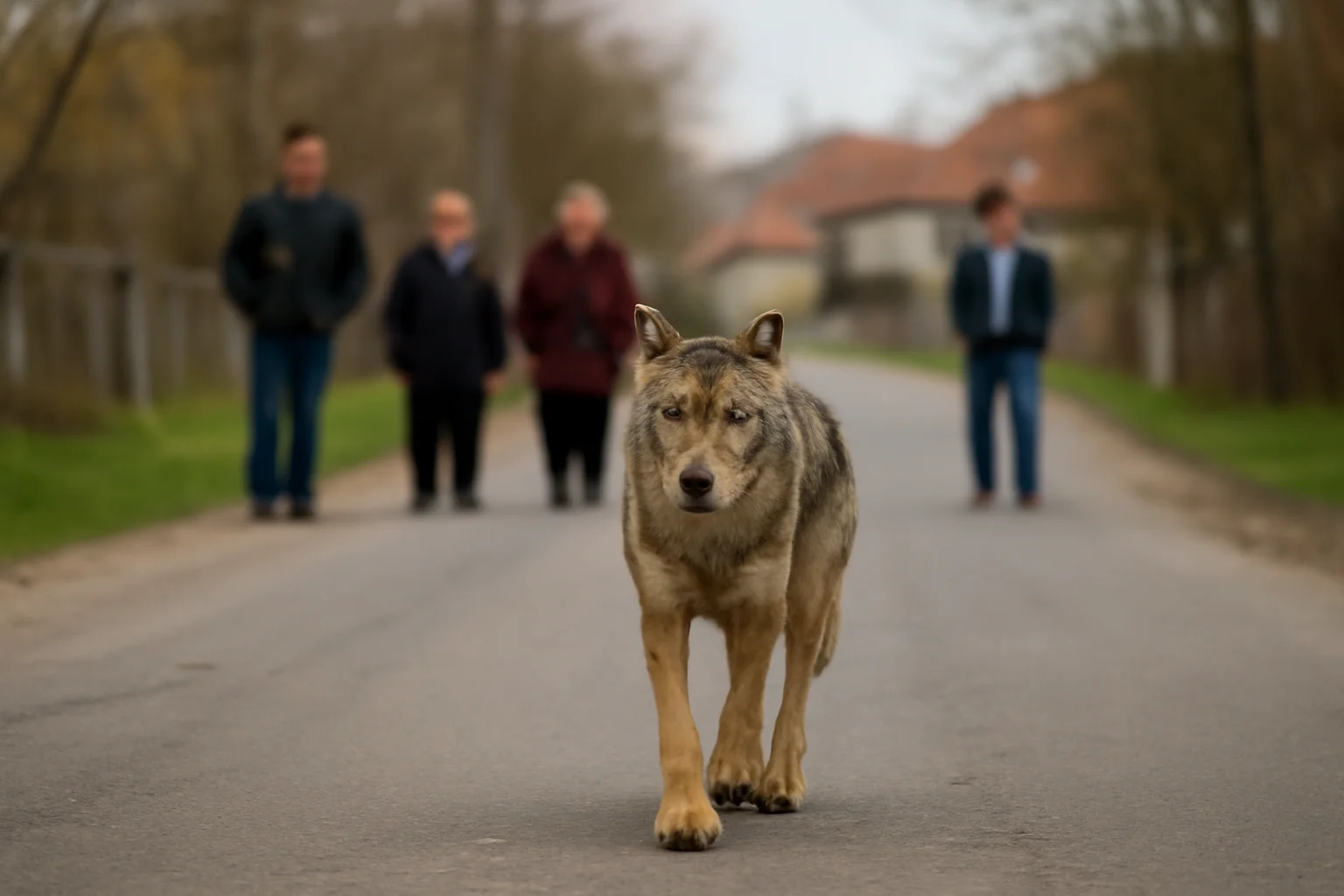 Animal sălbatic observat în centrul satului Stejaru, Tulcea: suspiciune de lup sau șacal