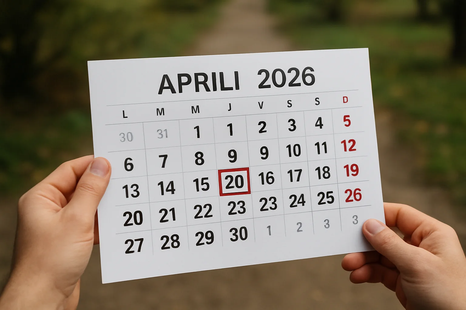 Calendar ortodox – 2026-04-20