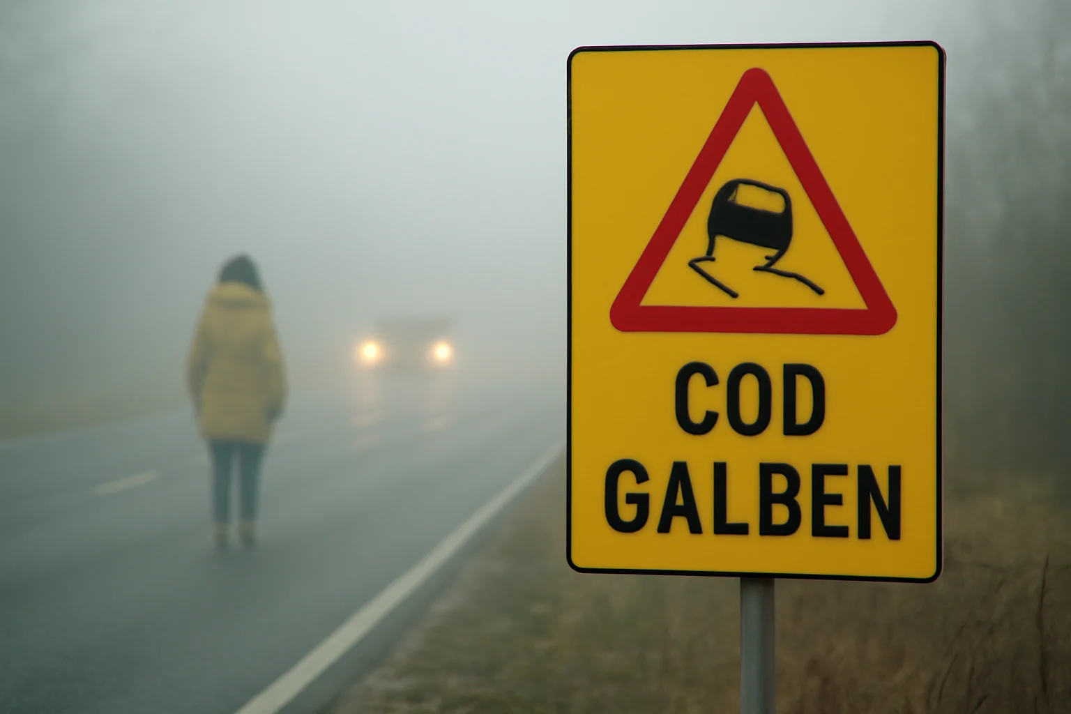 Cod galben de ceață la Tulcea: avertizare ANM pentru zona continentală a județului