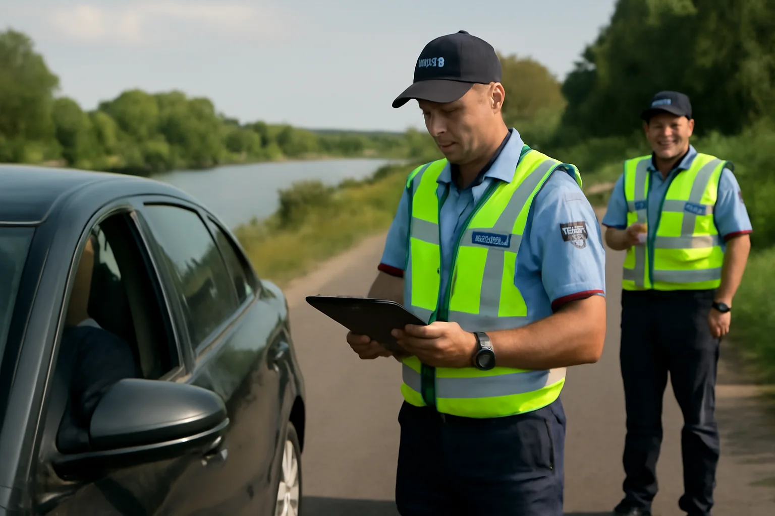 Controale extinse la Tulcea: polițiștii au vizat siguranța rutieră și prevenirea braconajului piscicol