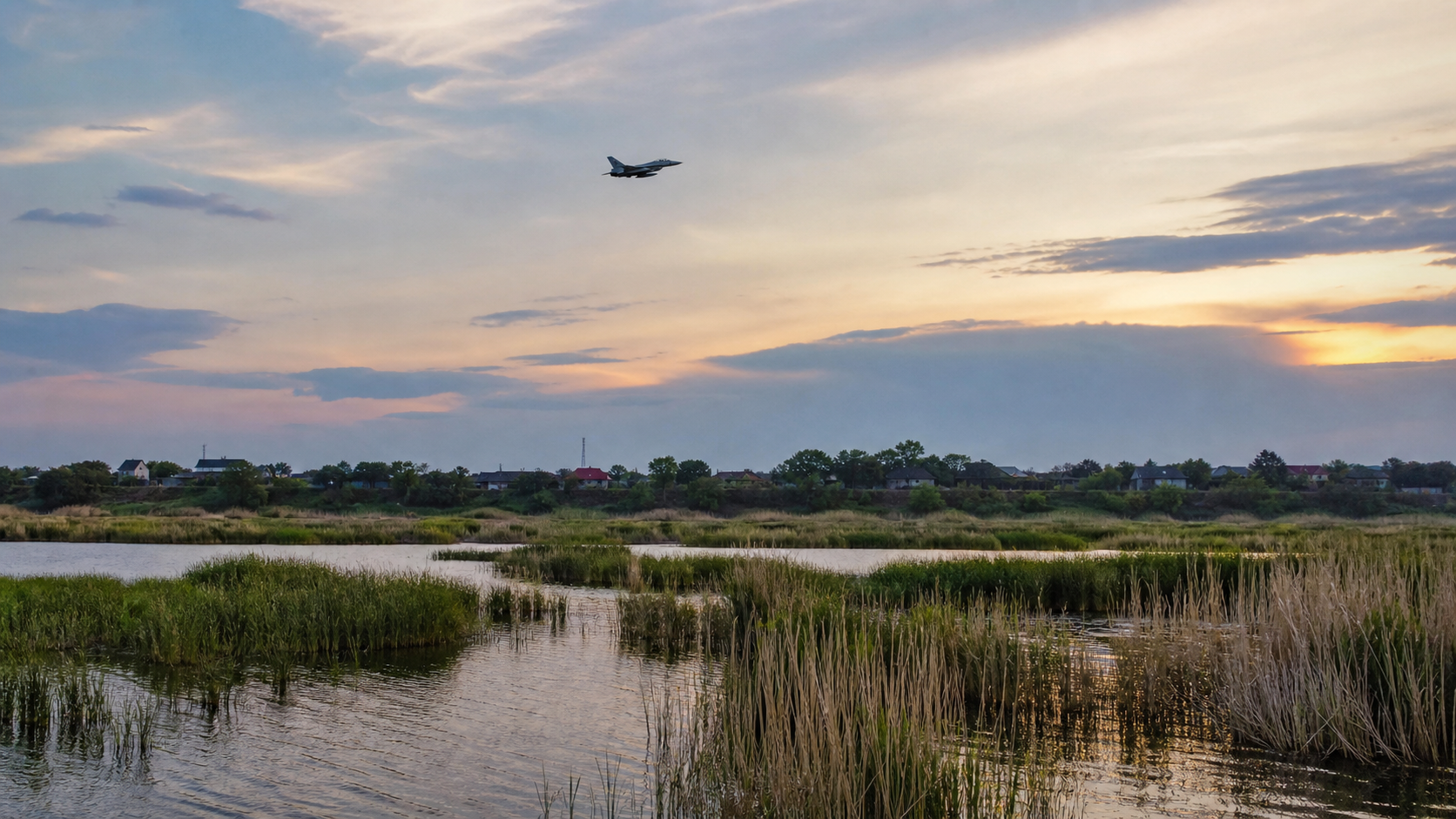 Dronă rusească doborâtă în Delta Dunării, la circa 10 km vest de Sfântu Gheorghe