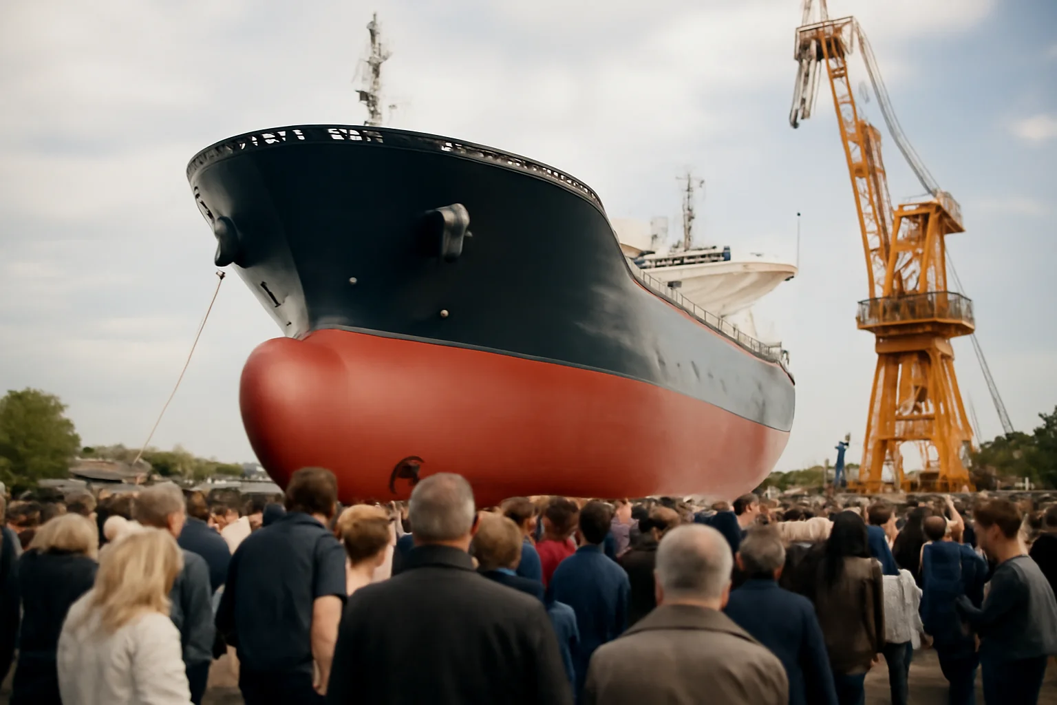 Navă record livrată la Tulcea: Șantierul Naval Vard finalizează cea mai mare construcție de până acum