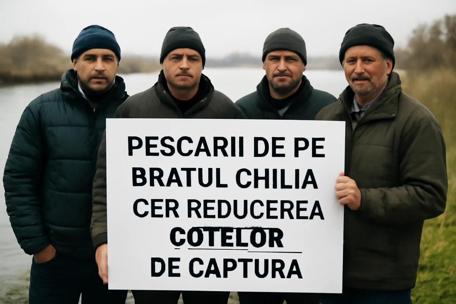 Pescarii de pe brațul Chilia, Tulcea, cer reducerea cotelor de captură la întâlnirea cu ARBDD