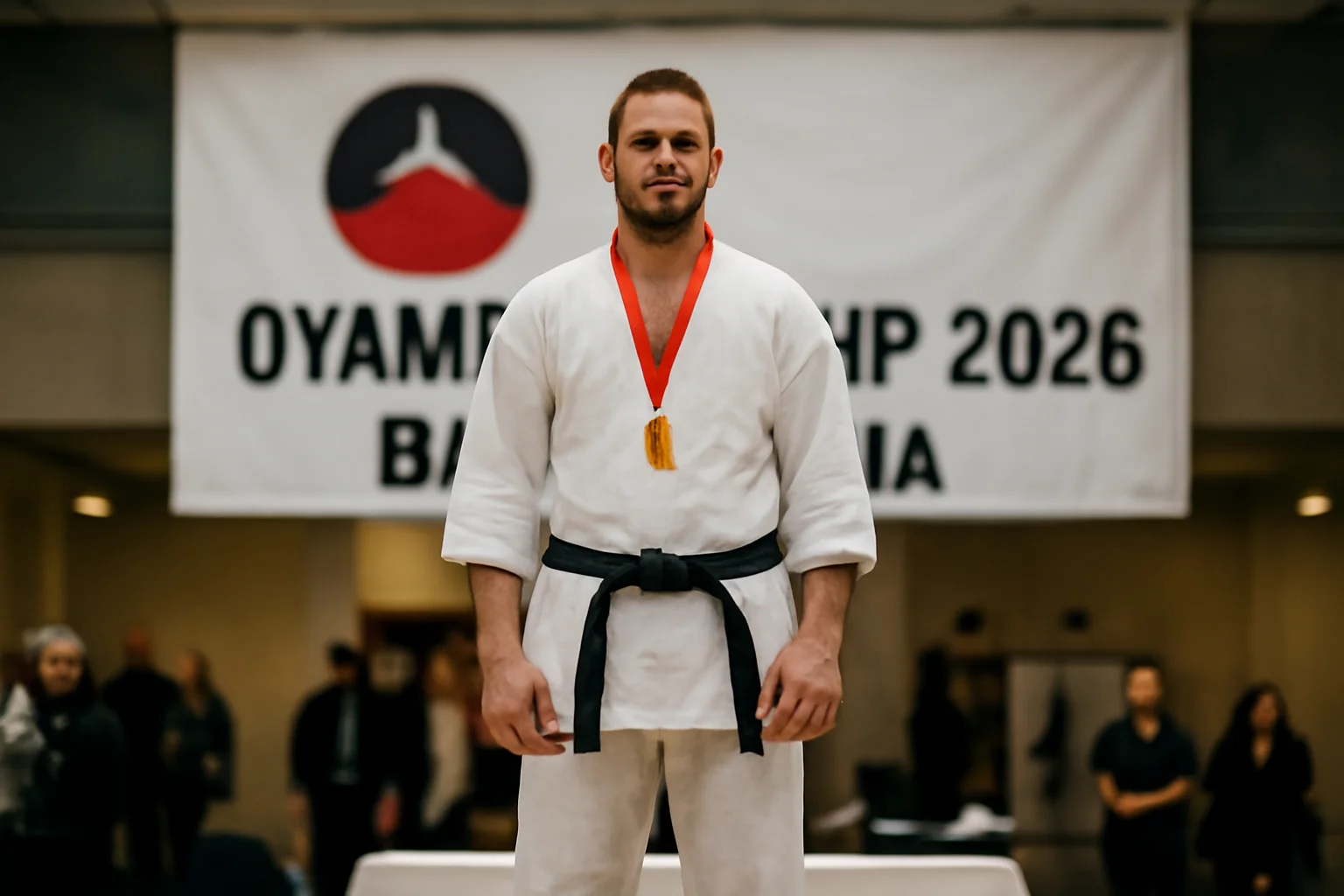 Sportivul tulcean Albert Pănuță urcă pe podium la Cupa Oyama 2026 de la Barcelona