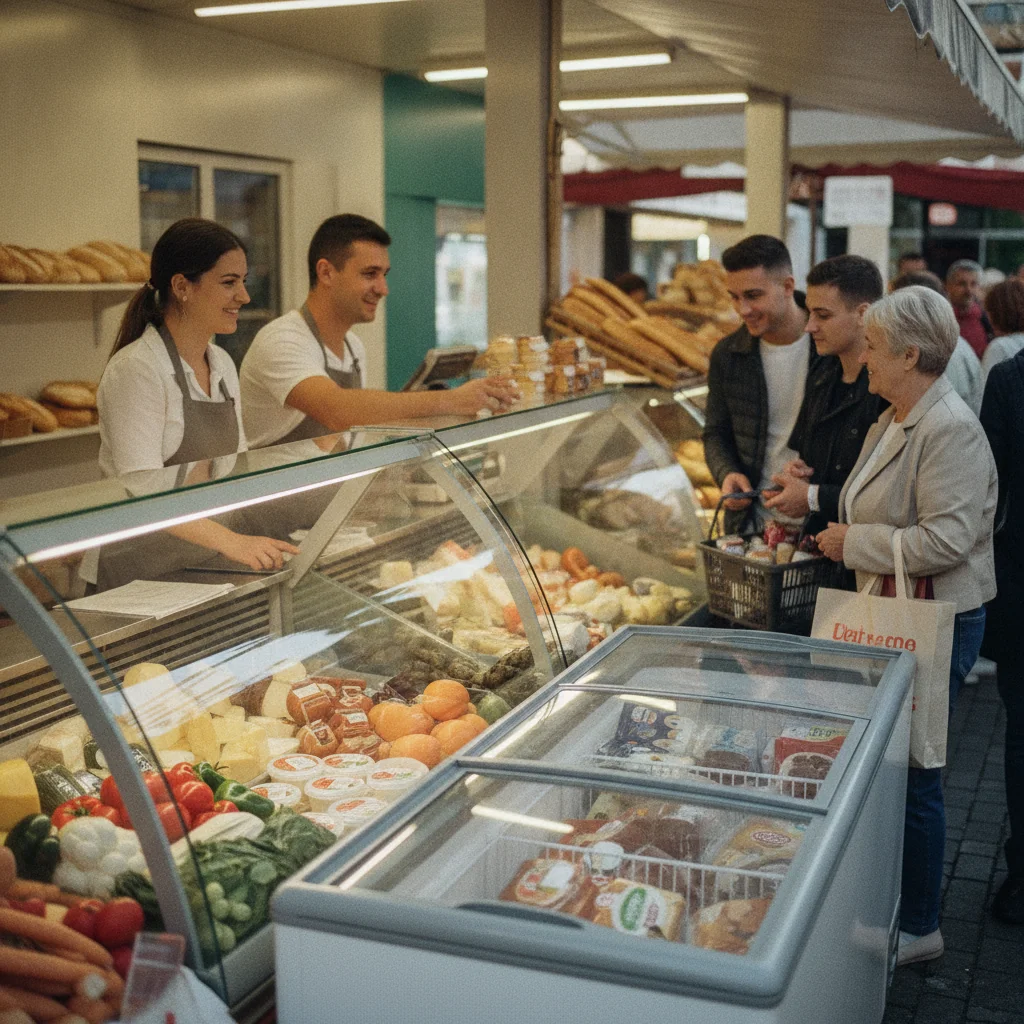 Tulcea: cum influențează vitrinele frigorifice vânzările alimentare