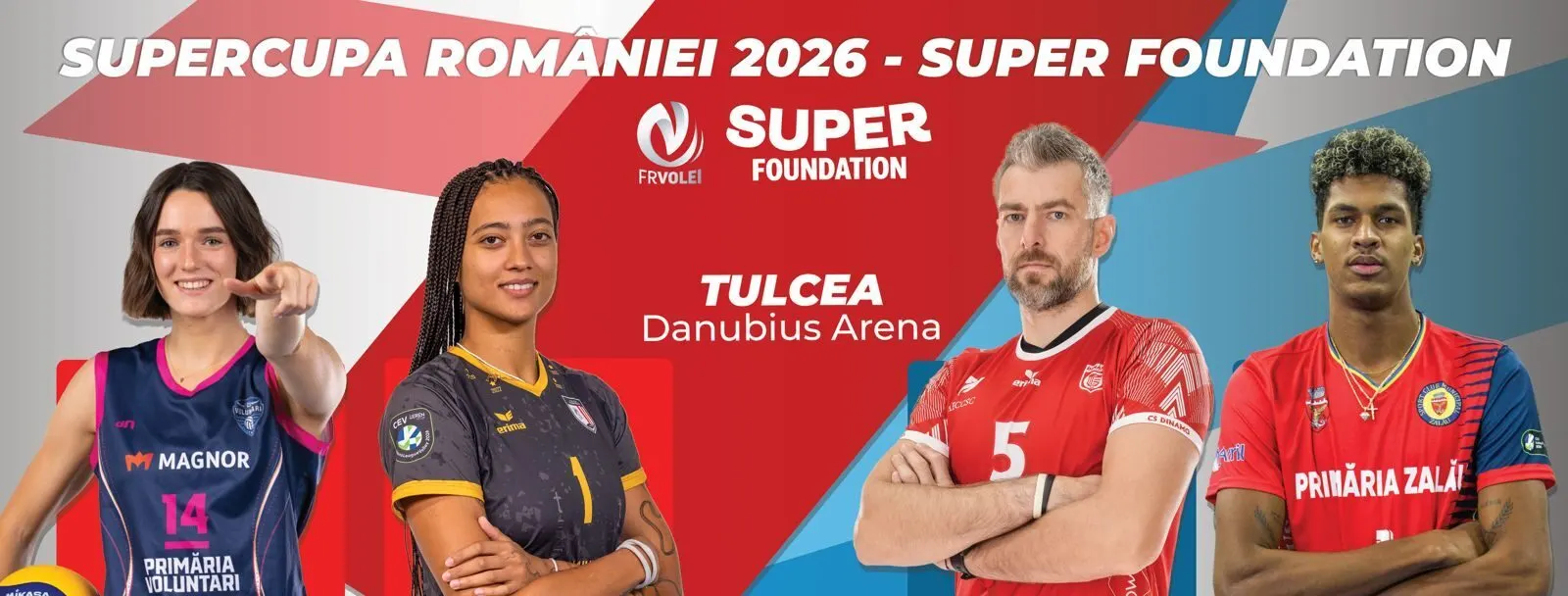 Tulcea găzduiește azi Supercupa României la volei, la Danubius Arena